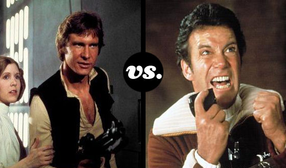 T-Minus 3, 2, 1… Han Solo Blasts Off to Face Capt. Kirk in a Tourney of Space Cowboys