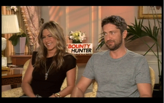 Video: Jennifer Aniston and Gerard Butler’s Chemistry Sparks The Bounty Hunter