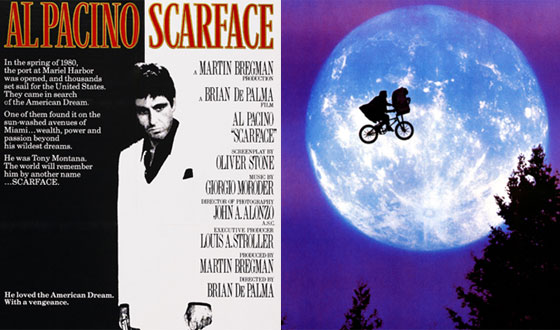 Photos – If <em>E.T.</em> Isn’t the Greatest Movie Poster, What Is? <em>Scarface</em>, <em>The Godfather</em>?