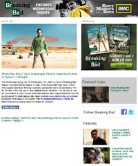 The <em>Breaking Bad</em> Newsletter Delivers All the Latest to Your Inbox. Sign Up Today!