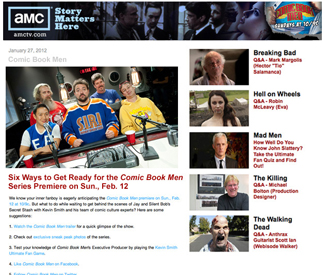 AMC Newsletter Delivers the Latest Info on <em>Comic Book Men</em> Every Week