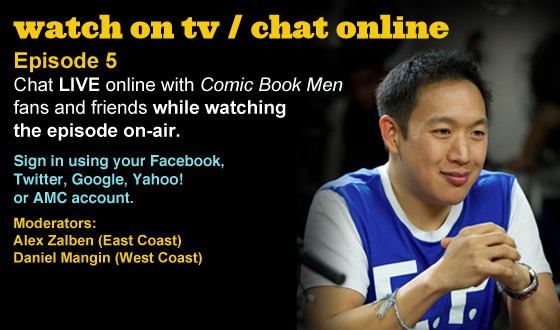 Chat Online While Watching Episode 5 of <em>Comic Book Men</em> This Sunday Night