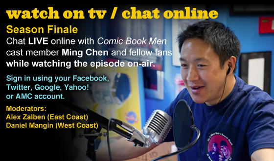 Chat Online With Ming Chen During the Season Finale of <em>Comic Book Men</em> This Sunday Night
