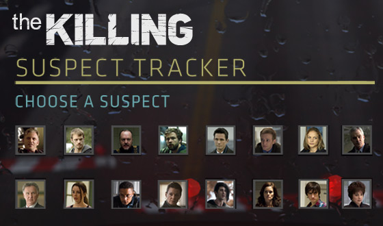Want a Chance to Win $10,000? Choose a Prime Suspect With <em>The Killing</em> Suspect Tracker