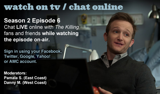 Chat Online About <em>The Killing</em> Season 2 Episode 6 This Sunday Night