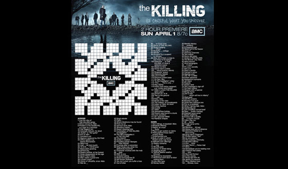 Two <em>New York Times</em> Crossword Puzzles for <em>The Killing</em> Now Available on AMCtv.com