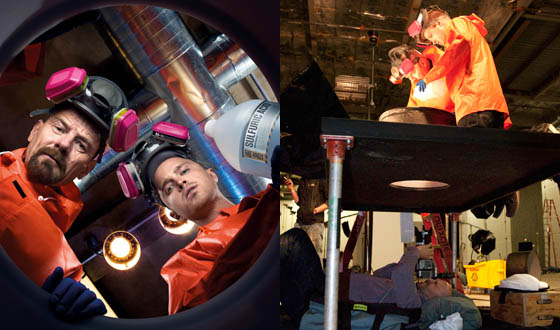 Photos – The Making of the <em>Breaking Bad</em> Season 4 Cast Gallery