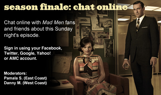 Chat Online About the <em>Mad Men</em> Season 5 Finale on Sunday Night