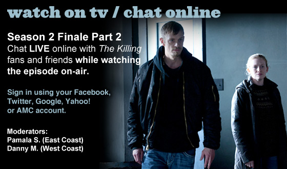 Chat Online About Part 2 of <em>The Killing</em> Season 2 Finale This Sunday Night