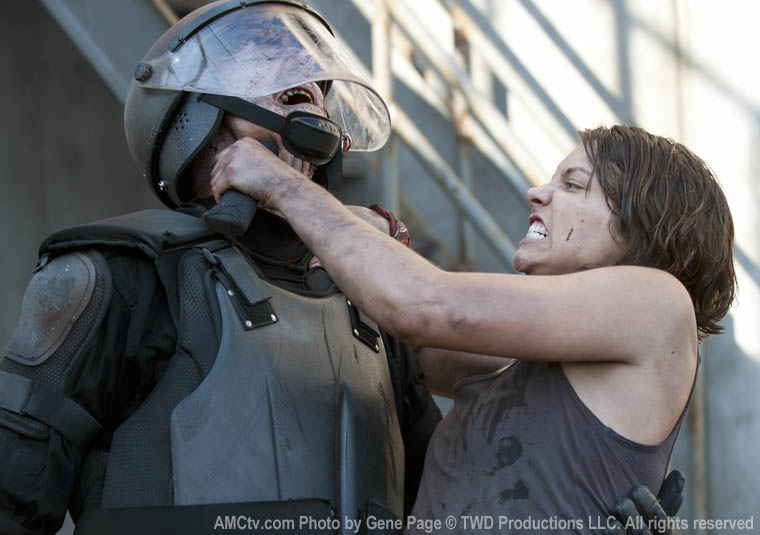 Maggie Greene (Lauren Cohan) in Episode 1 of The Walking Dead