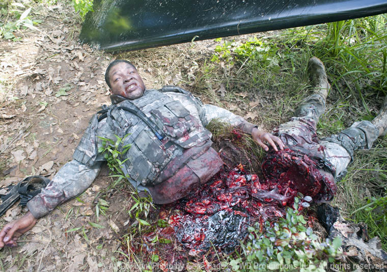 Sean (Troy Faruk) in Episode 3 of The Walking Dead