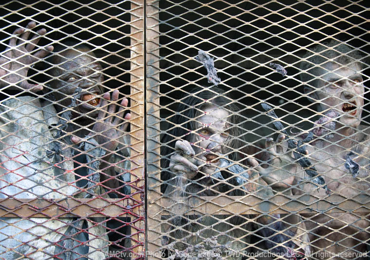 Walkers in Episode 5 of The Walking Dead