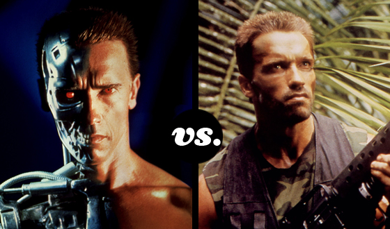 Terminator and Dutch Go to War in Tourney of Arnold Schwarzenegger Characters