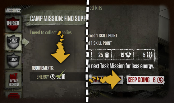 <em>The Walking Dead</em> Social Game – This Week’s Tip: Energy Saving Between Missions