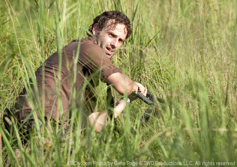 Rick Grimes (Andrew Lincoln) in Episode 10 of The Walking Dead