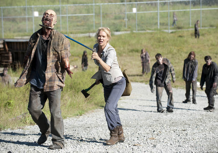 Andrea (Laurie Holden) in Episode 11 of The Walking Dead