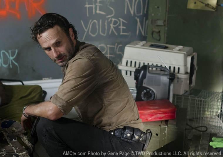 Rick Grimes (Andrew Lincoln) in Episode 12 of The Walking Dead