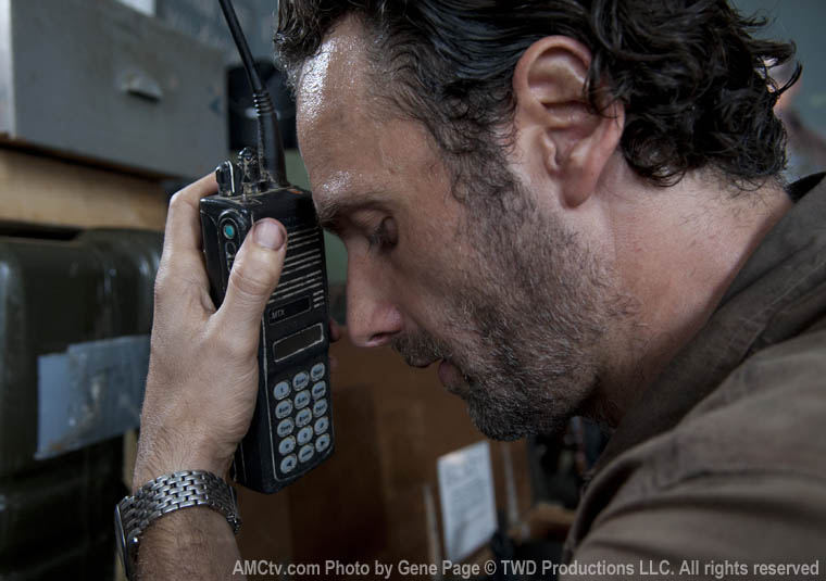 Rick Grimes (Andrew Lincoln) in Episode 12 of The Walking Dead