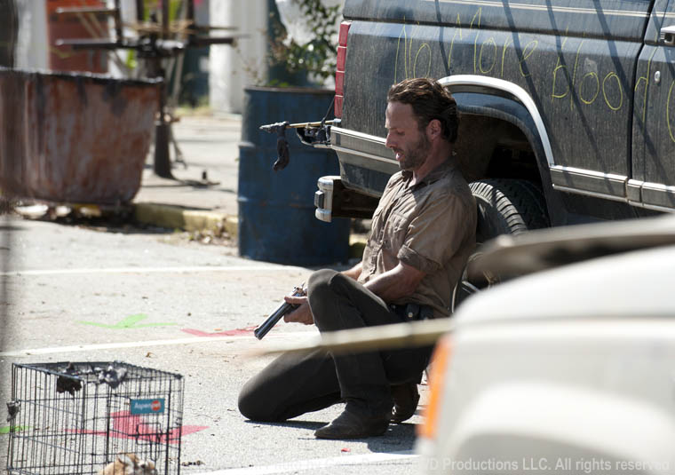Rick Grimes (Andrew Lincoln) in Episode 12 of The Walking Dead
