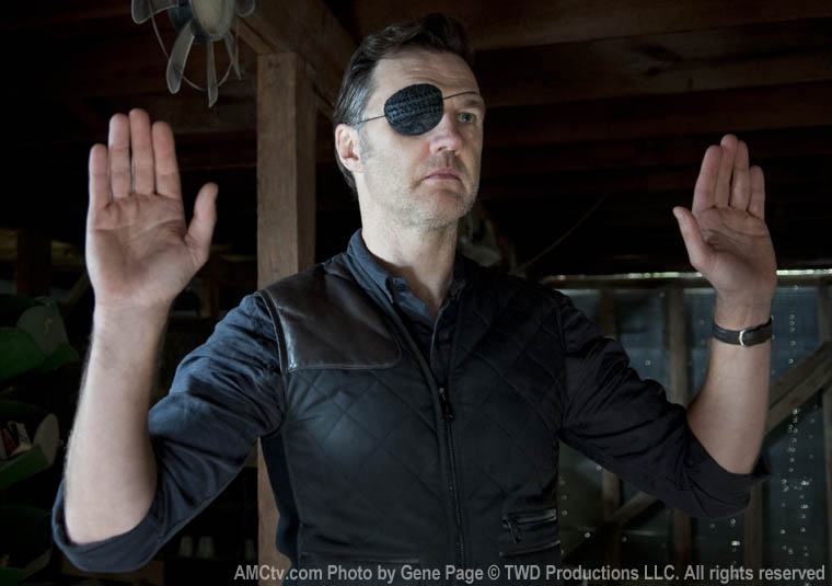The Governor (David Morrissey) of The Walking Dead