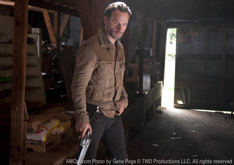 Rick Grimes (Andrew Lincoln) in Episode 13 of The Walking Dead