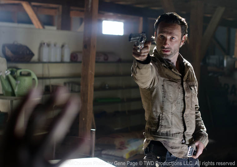Rick Grimes (Andrew Lincoln) of The Walking Dead