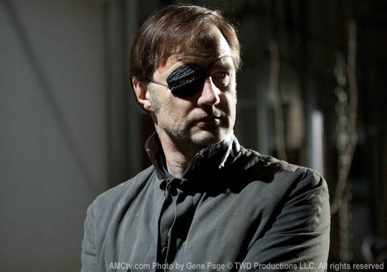 The Governor (David Morrissey) of The Walking Dead