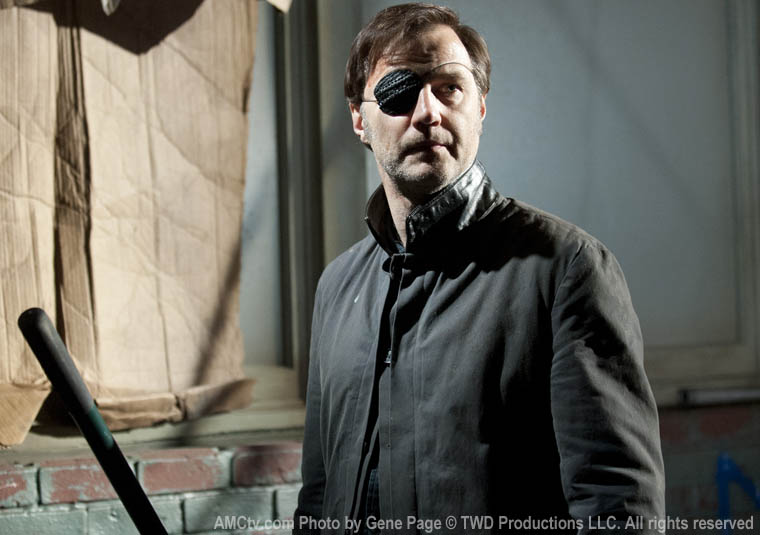 The Governor (David Morrissey) of The Walking Dead
