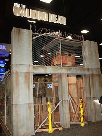 The Walking Dead Booth at Comic-Con 2013
