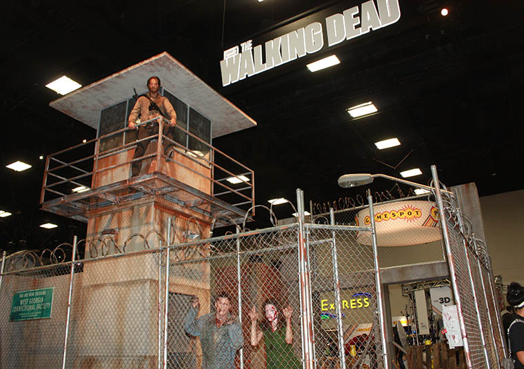 The Walking Dead Booth at Comic-Con 2013