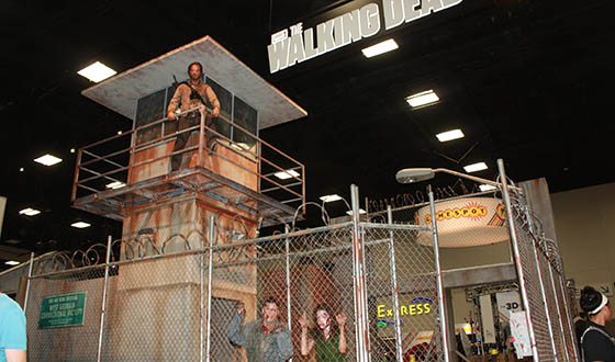 Your First Look at <em>The Walking Dead</em> Booth at Comic-Con 2013