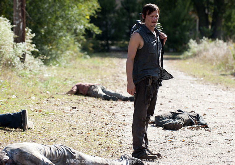 Daryl Dixon (Norman Reedus) in Episode 15 of The Walking Dead