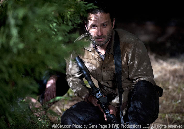 Rick Grimes (Andrew Lincoln) in Episode 16 of The Walking Dead