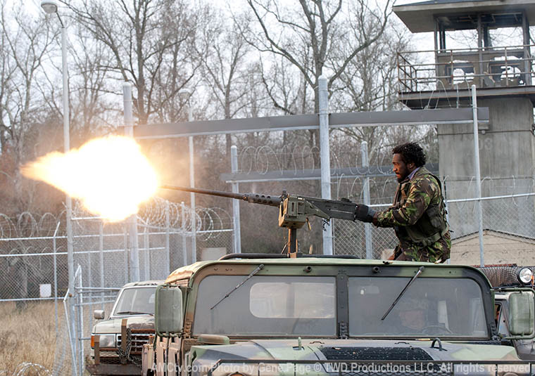 Shumpert (Travis Love) in Episode 16 of The Walking Dead