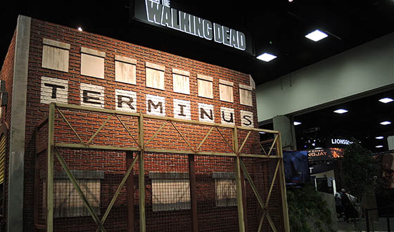 Your First Look at The Walking Dead Booth at Comic-Con 2014