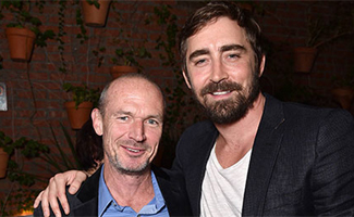 Photos – <em>Halt and Catch Fire</em>‘s Lee Pace and Toby Huss at Holiday Press Reception