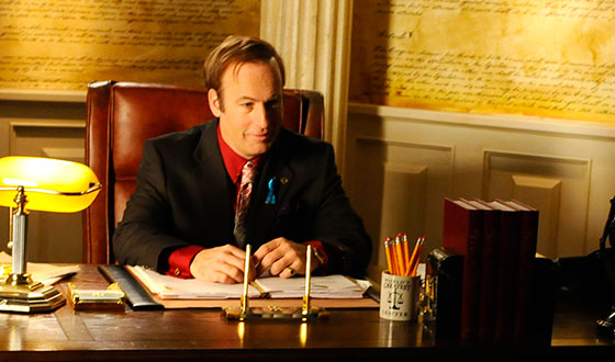<em>THR</em> Spotlights <em>Saul</em> Set Video; Bob Odenkirk Tells <em>NYT</em> What Saul Reads