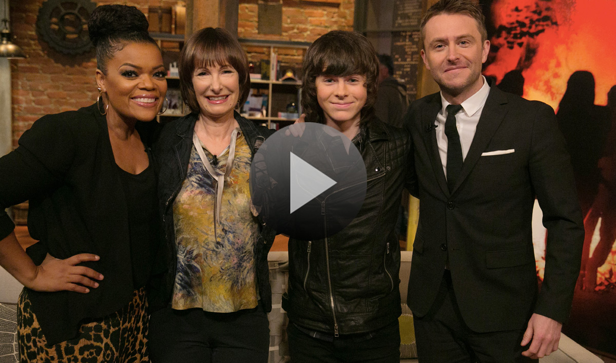 Video – <em>Talking Dead</em> Episode 515 Highlights and Bonus Scene Featuring Chandler Riggs, Gale Anne Hurd and Yvette Nicole Brown