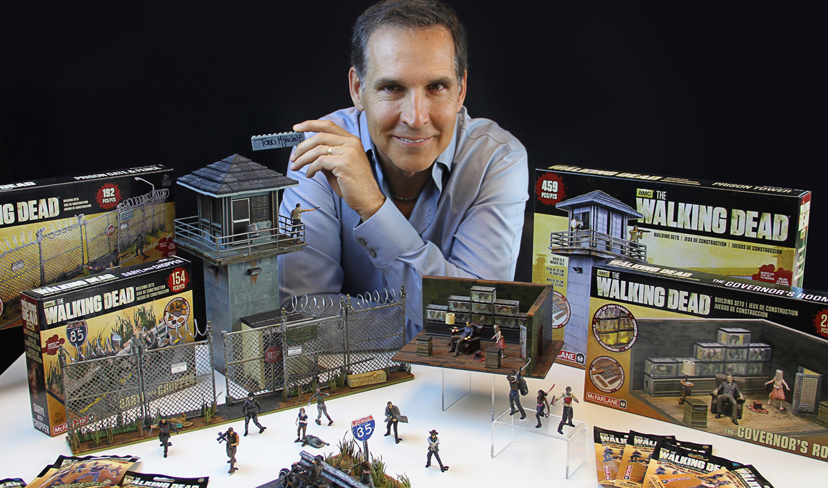 mcfarlane walking dead building sets