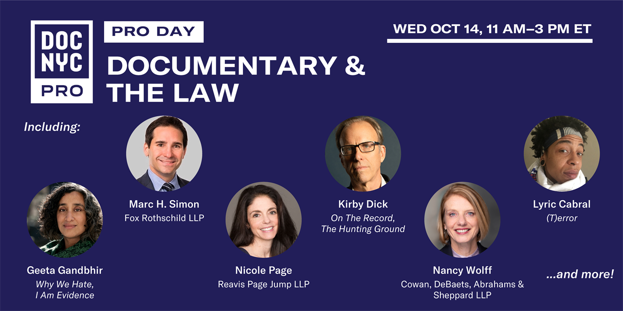 DOC NYC PRO Day: Documentary & The Law