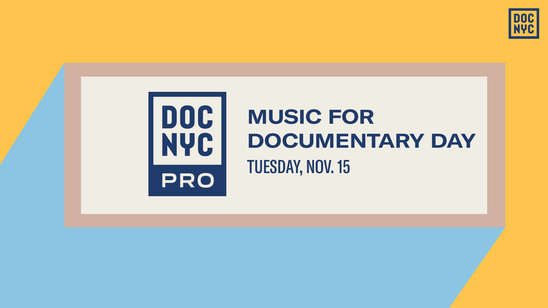 Music for Documentaries Day (Nov. 15)