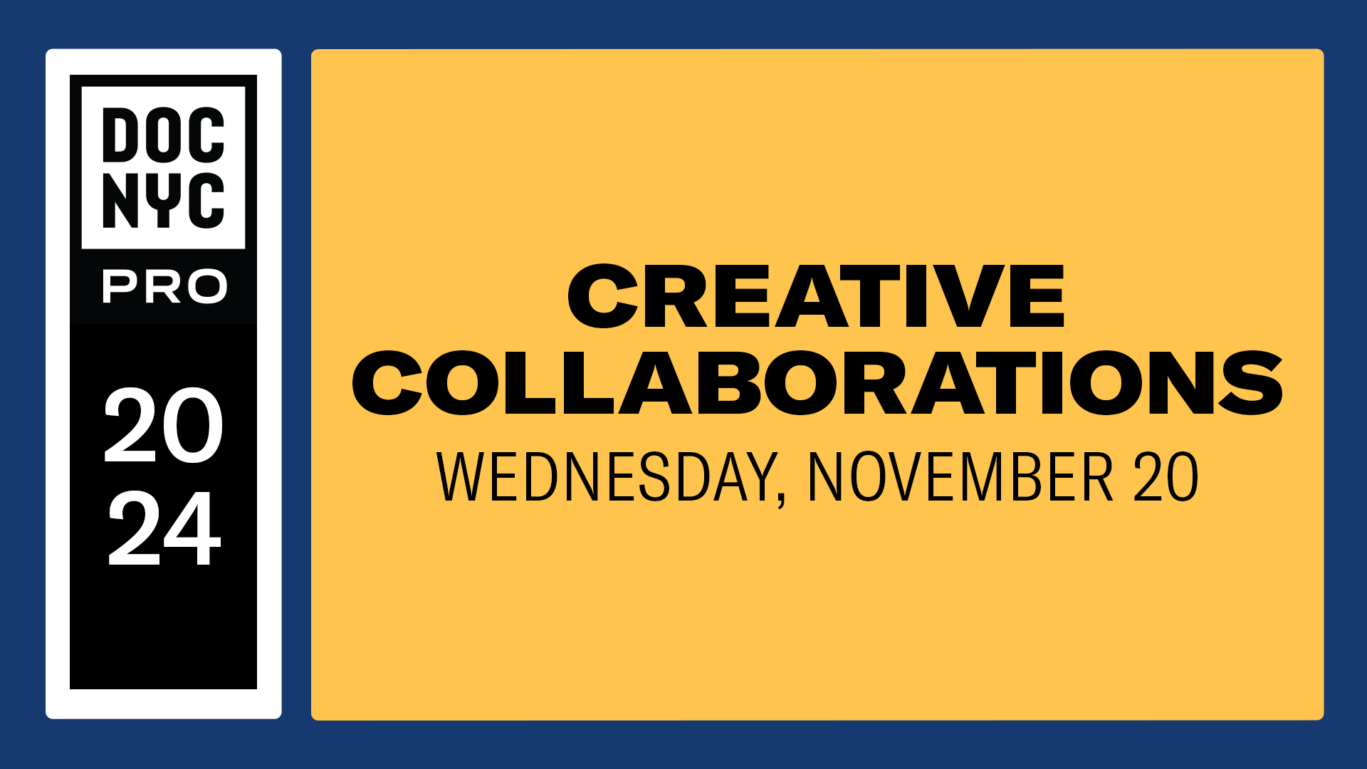 Creative Collaborations (Nov. 20)