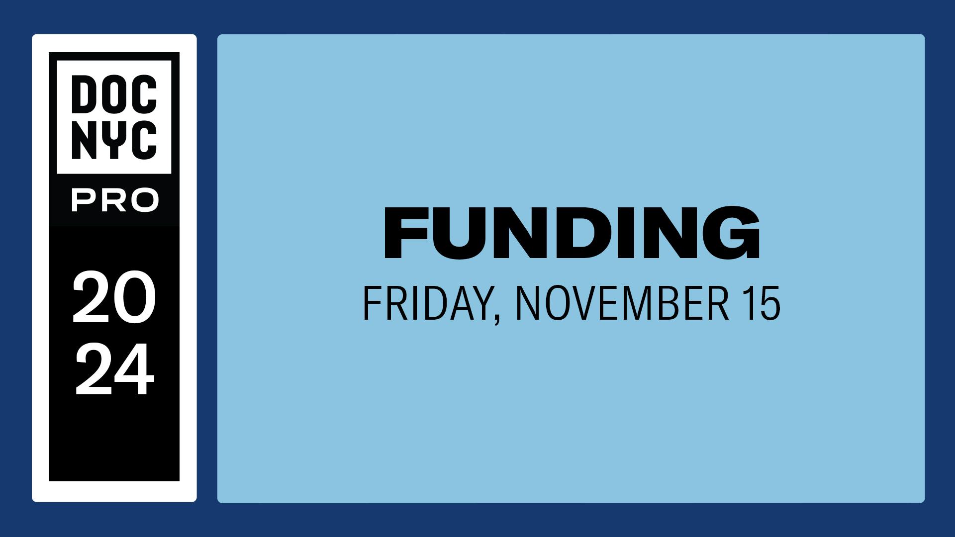 Funding (Nov. 15)