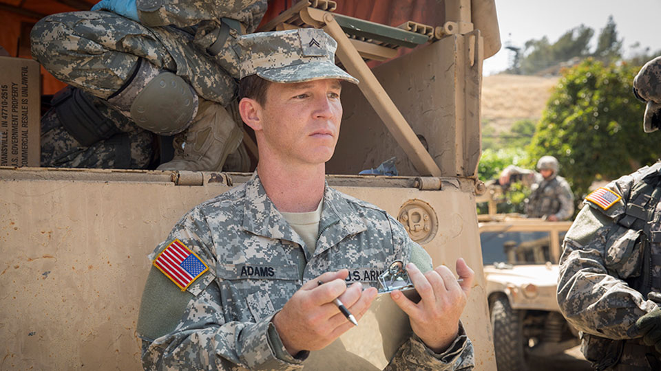 Corporal Andrew Adams (Shawn Hatosy) no Episódio 4 | Photo by Justina Mintz/AMC