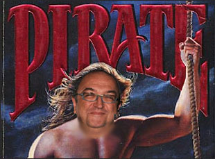 The critic and the pirate. (photo)