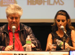 Pedro Almodóvar holds court. (photo)