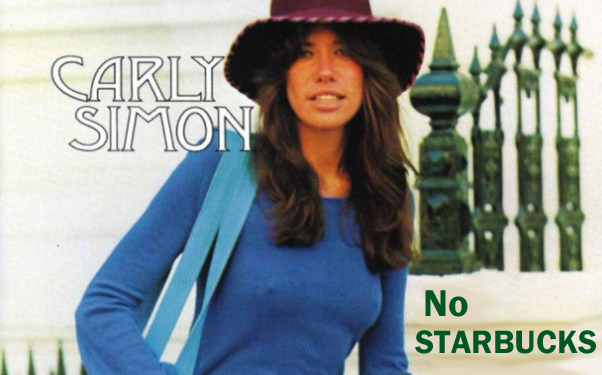Carly Simon V. Starbucks (photo)