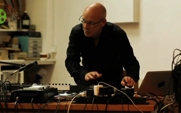 Brian Eno’s “Small Craft On A Milk Sea” Sessions (photo)