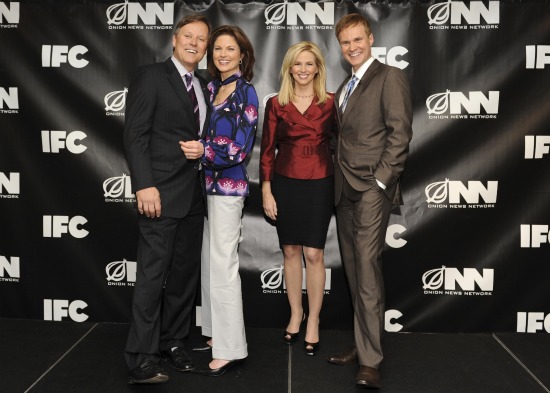 Behind the Scenes of The Onion News Network Premiere (photo)