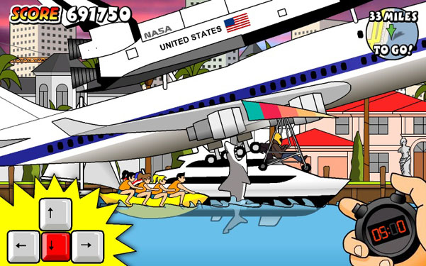 MIAMI SHARK GAME Flash Game Video 